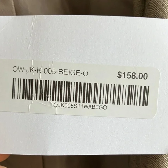 OAK + FORT Beige Single-Breasted Blazer - Picture 8 of 13